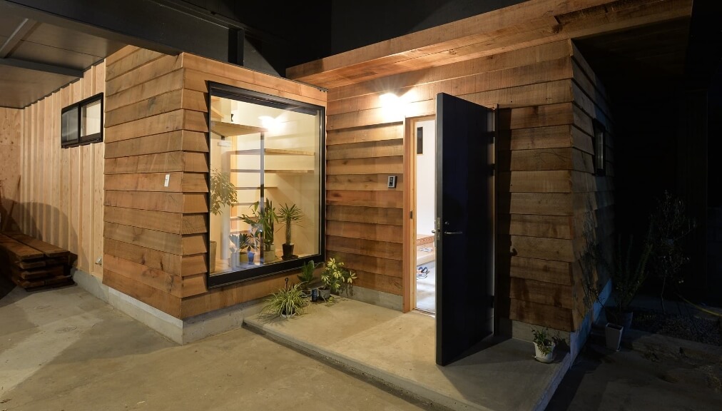 採光と動線を考えた明るい玄関