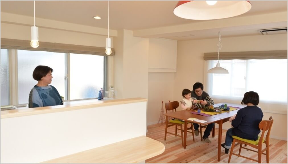 家族の会話が生まれる「空間づくり」