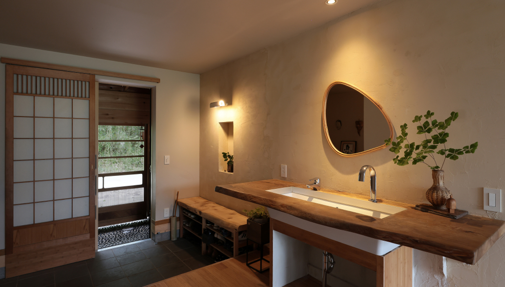 家族全員が使いやすい二人並び設計