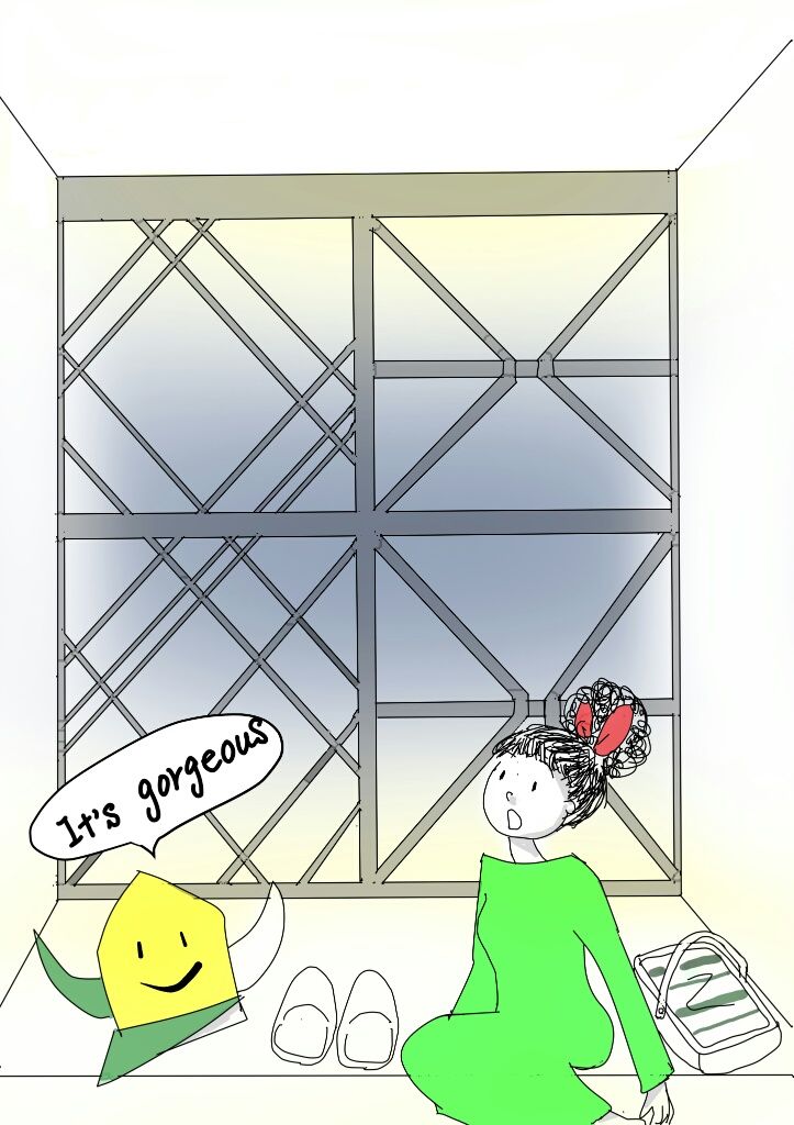 ブレス(すじかい)までもがインテリアに？