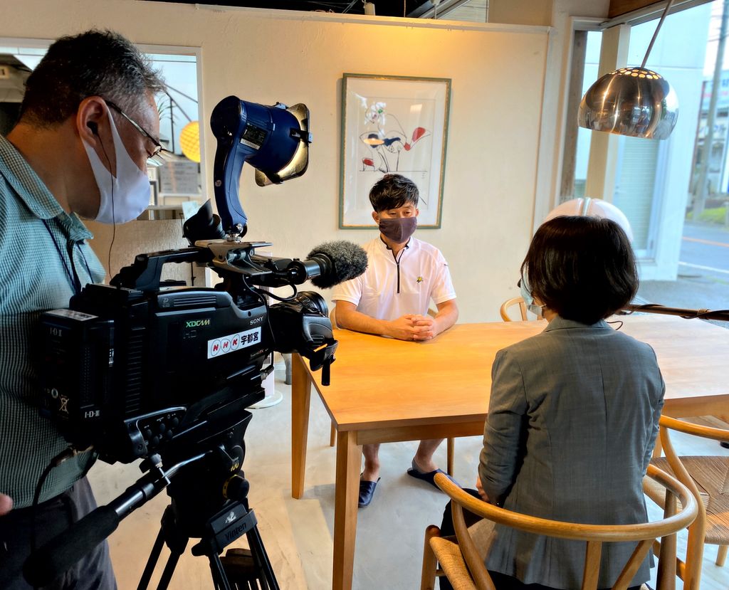 NHKニュース番組にて　Withコロナ～新しい生活様式～企業の取り組みについて