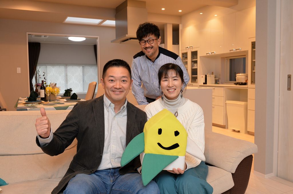 アイランドキッチンを中心に  寛ぎのゲストルーム現る!