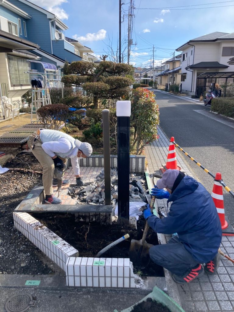 process&price『二世帯実家フルリノベ冬　解体工事』