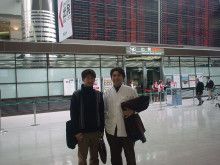 ☆-成田からの出発前・・・割と緊張してました