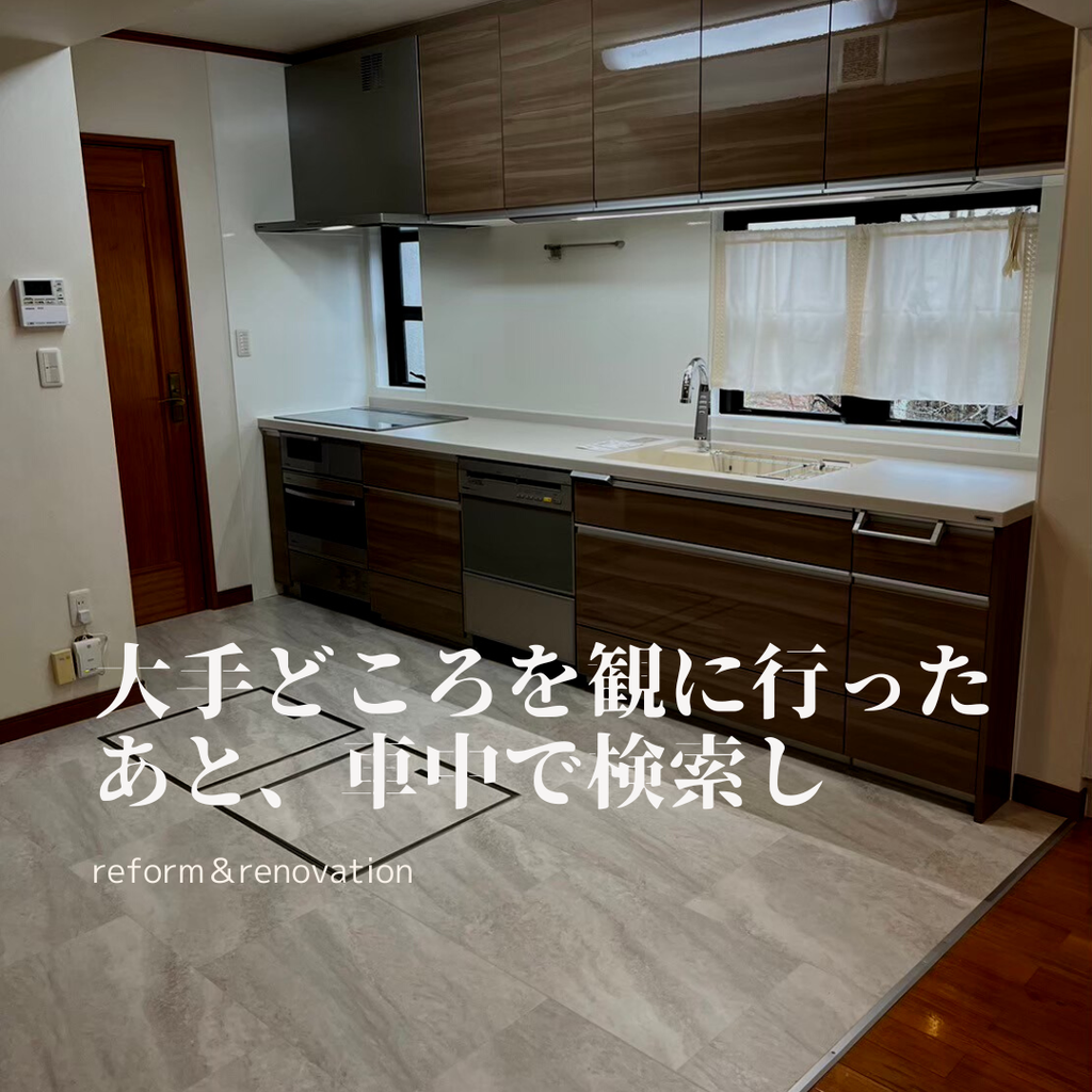 大手どころを観に行ったあと、車中で