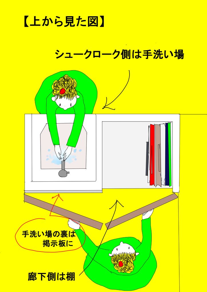 手洗い場に掲示板、大容量の棚まで！１２０％活用術