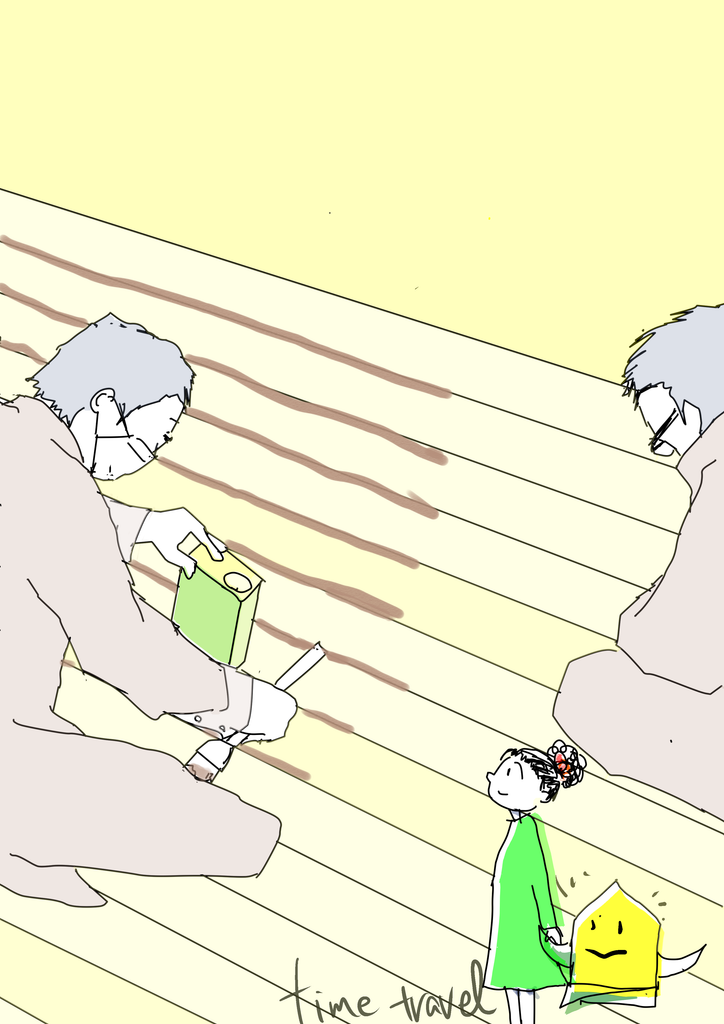 社員みんなで作るミーティングルーム。リフォーム制作中にタイムトラベル！