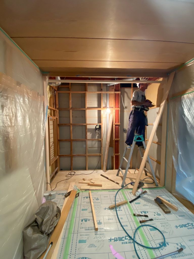 進行中のリフォーム＆リノベーション工事現場１・２・３